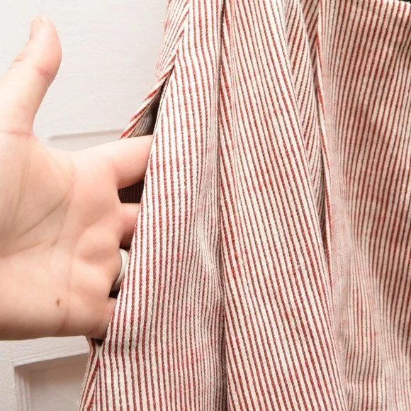 Jason Wu women’s skirt size 4 striped a-line midi skirt with pockets - Picture 9 of 10